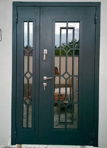 Двери для домов и квартир: Двери для домов и квартир, Металлическая, Другое количество створок, Кыргызстанская, Левосторонняя — 12