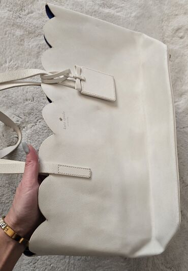 lila torba: Tote bag, Material: Leather