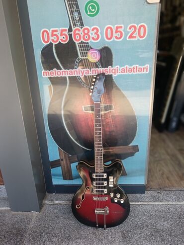 alhambra gitara: Elektrik gitara – hollow-body, yarım-akustik korpuslu model - Korpus