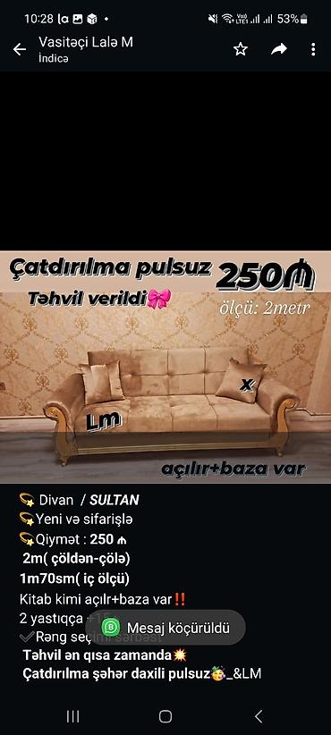 Divan, Açılan