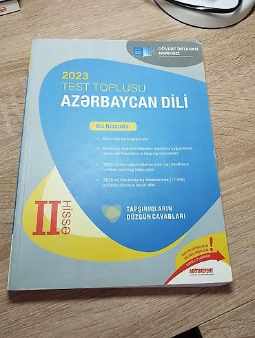 Testlər: Azərbaycan dili Testlər 11-ci sinif, DİM, 2-ci hissə, 2023 il — 1
