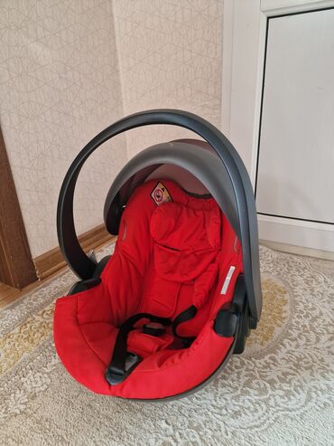 Avtokreslolar: Qırmızı rəngli uşaq avtomobil oturacağı (beşik tipli, daşıma — 2