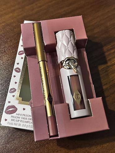 gun eynəkləri: Charlotte Tilbury Pillow Talk Plumpgasm Lip Kit – Pillow Talk Original — 3