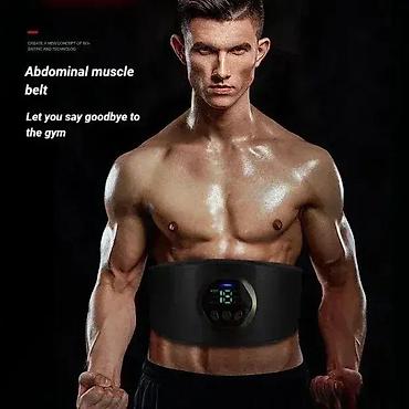 elektromagnetni stimulator: Pojas ems stimulator mišića tela sa masažom usb punjenje. pojas ems — 1