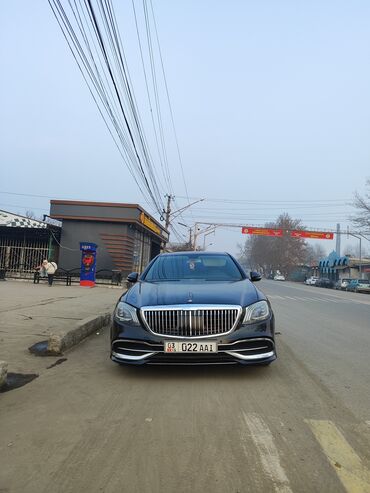 обмен на авто с доплатой: Представлен роскошный седан Mercedes-Benz Maybach S-класса черного