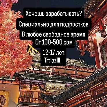 Жумуш: Онлайн работа для подростков с 12-17, берём без опыта,свободный — 2
