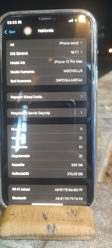 Apple iPhone: IPhone 12 Pro Max, 256 GB, Sierra Blue, Face ID — 9