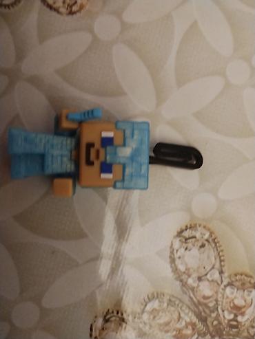 minecraft kinder: Minecraft temalı mini fiqur dəsti - 2 ədəd kiçik plastik fiqur: mavi — 1