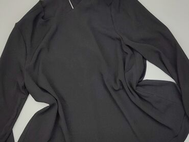 czarne bluzki z długim rękawem zara: Blouse, XS (EU 34), condition - Good