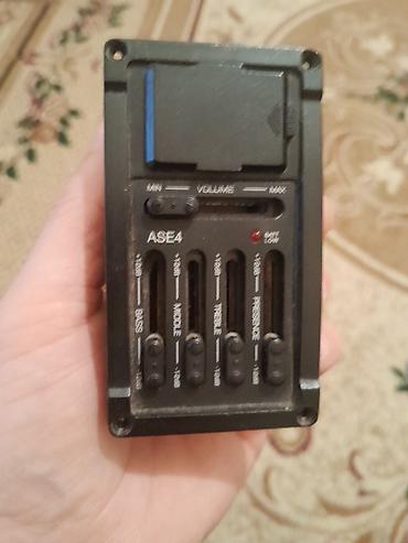 gitara temiri: ASE4 akustik/elektro gitara preamp və ekvalayzer modulu - 4 zolaqlı — 1