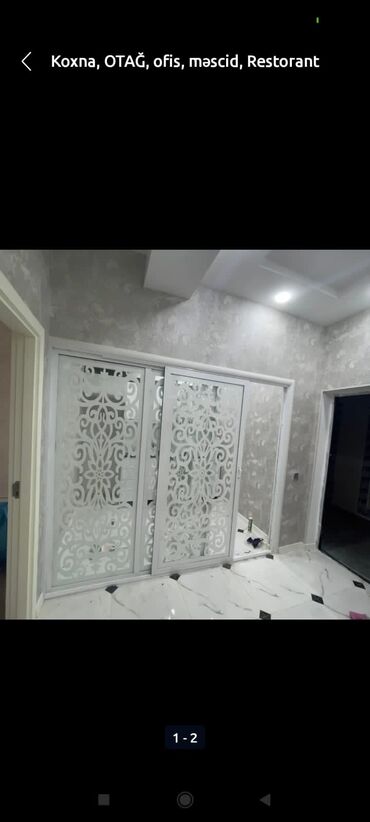 Plastik pəncərələr: Yana siyirmeli plastik qapı pəncərə Plastik və Alüminium Qapı Pəncərə — 15