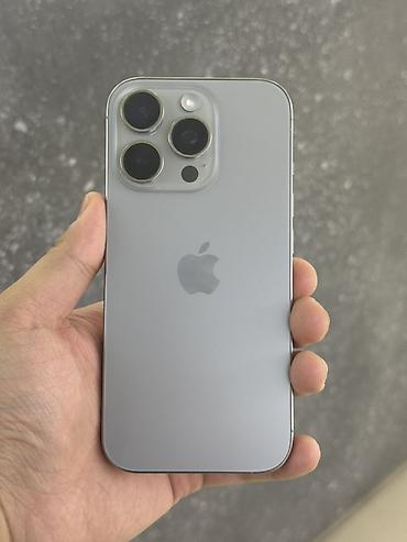 Уюлдук телефондор жана аксессуарлар: IPhone 15 Pro (Natural Titanium) Память • 256 ГБ Привозной Гарантия — 2