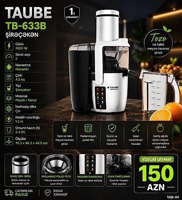 şirəçəkən: Şirəçəkən TB-633B Taube Şirəçəkən TB-633B Taube Şəhər: Bakı Texnika — 1