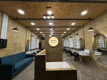 Digər salon, tibbi mebel: Gözəllik salonu üçün tam təchiz olunmuş geniş sahə - Interyer: Kərpic — 13