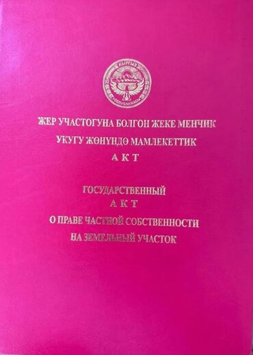кызыл кия жер: 8 соток, Бизнес үчүн, Кызыл китеп