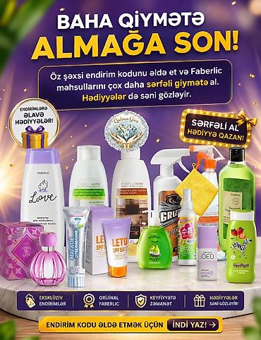 faberlik duxu: Faberlic məhsulları üçün şəxsi endirim kodu ilə sərfəli alış imkanı! — 1