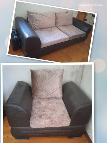 Stullar: İşlənmiş, Divan, 2 kreslo, Açılan