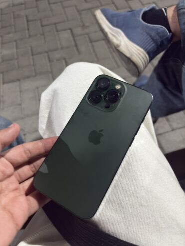 Apple iPhone: IPhone 13 Pro, 128 GB, Deep Purple, Zəmanət, Face ID, Sənədlərlə