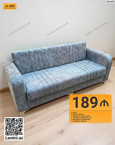 Məhsul: Divan (Kod: 6925) - Ölçü: 200 sm - Mexanizm: Açılan, bazalı lalafo.az -da Məhsul: Divan (Kod: 6925) - Ölçü: 200 sm - Mexanizm: Açılan, bazalı