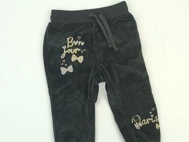 legginsy bezszwowe z wysokim stanem czarne: Sweatpants, So cute, 9-12 months, condition - Very good