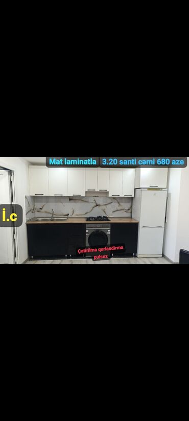 metbext mebil: İradə cəlil Yeni Metbex mebeli Mat lammınatnan 3.20 santim uzunluğunda