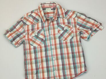 sinsay koszule chłopięce: Koszula 7 lat, stan - Dobry, wzór - Kratka, kolor - Kolorowy