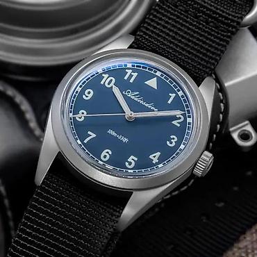 Ručni satovi: ADDIESDIVE AD2079 - 36mm - Plava Potpuno nov muški sat ADDIESDIVE — 4