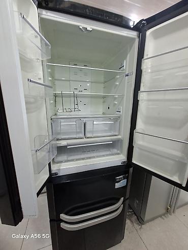 Mətbəx texnikası: Hotpoint Ariston çoxqapılı soyuducu - Rəng: parlaq qara, gümüşü — 2