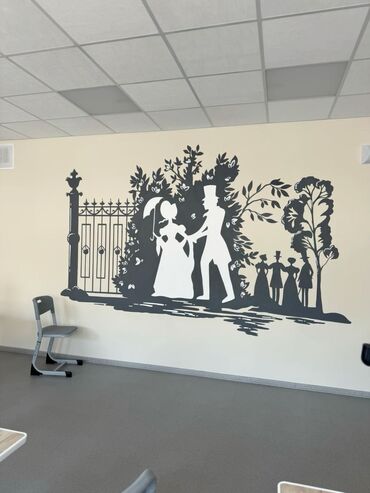 ekran üçün maşın şəkilləri: Divar rəsimlərinin çəkilməsi🎨 Qiymət rəsmə və onun ölçüsünə uyğun