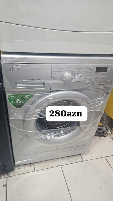 Paltaryuyan maşınlar: Paltaryuyan maşın LG, 6 kq, Avtomat, Qurutmasız, Kredit yoxdur