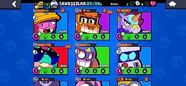 Digər kolleksiyalar: Brawl Stars hesabı – yüksək inkişaf etmiş kolleksiya - Ümumi — 10