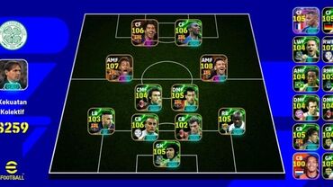 Ножи: EFootball hesabı – güclü komanda quruluşu və nadir kartlar - Oyun