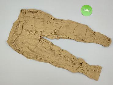 beżowy: Spodnie materiałowe damskie, rozmiar M — 2