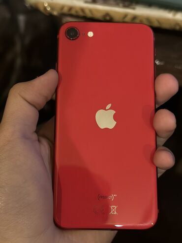 iphone se 2020 bakida: IPhone SE 2020, 64 GB, Qırmızı, Barmaq izi