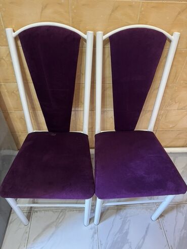 металлический стул для кухни: Стул для кухни, Железо, цвет - Фиолетовый