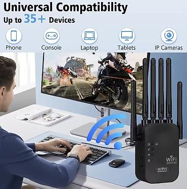 wifi ap repeater: Wi‑Fi Siqnal Gücləndirici / Repeater Quraşdırılma pulsuzdur. Biz — 1