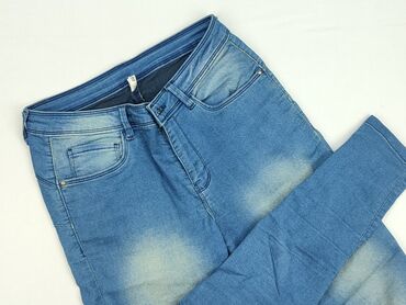 jeansy z szeroką nogawką: Denim, Jeans for women, size M