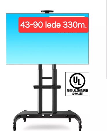 Kronşteynlər: 55-100 led Ağır və böyük ekran televizor və plazmalar üçün təkərli tv -da lalafo.az — 9 Kronşteynlər: 55-100 led Ağır və böyük ekran televizor və plazmalar üçün təkərli tv — 9