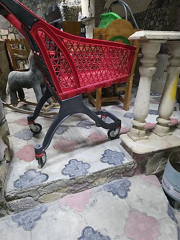 Оборудование для магазинов: Plastik supermarket arabası 0555617672 - Material: möhkəm plastik — 1
