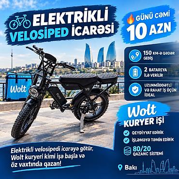 ucuz taksi: Moto-kuryer tələb olunur, Gündəlik ödəniş, Təcrübəsiz — 1