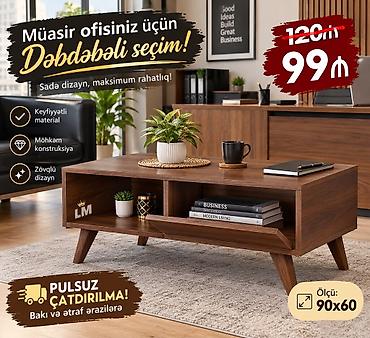 Müasir ofisiniz üçün dəbdəbəli seçim – funksional kofe/mətbəx masası
