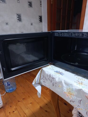 Mikrodalğalı sobalar: Mikrodalğalı soba Samsung, Ayrıca dayanan, Mikrodalğalar ilə, rəng - Gümüşü, İşlənmiş — 13