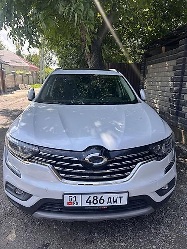 koleos: В Бишкеке. Samsung QM6 (Renault Koleos) — белый кроссовер Основные — 1