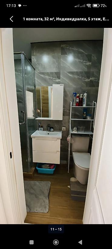 studio apartment: 1 комната, 32 м², Индивидуалка, 5 этаж, Евроремонт — 2