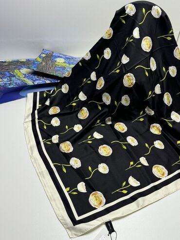 Платки: 📣📣 Новый платки 🔥🔥🔥🔥 🧣🧣Рамер : 90:90 см 🧣🧣Материал : 100% silk — 2