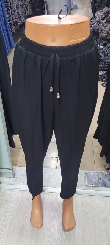 Qadın şalvarları: Qadın şalvari - Model: Qeniş kəsimli, ətək effektli şalvar (palazzo — 5