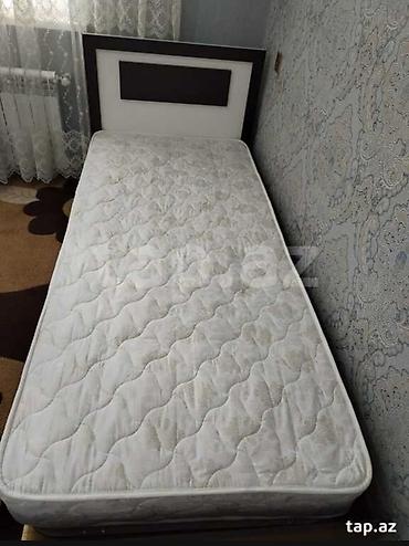 carpayı doşəyi: İşlənmiş, Təknəfərlik çarpayı, Bazasız, Matras ilə, Siyirməsiz — 4