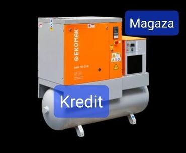 kompressor 100l: Ekomak markalı bu sənaye tipli hava kompressoru, səmərəli və etibarlı