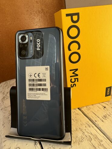 посо х3: Poco M5s, Б/у, 256 ГБ, цвет - Черный, 2 SIM