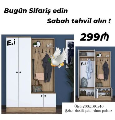 şefaner: Yeni, Düz dolab, Dəhliz dolabı